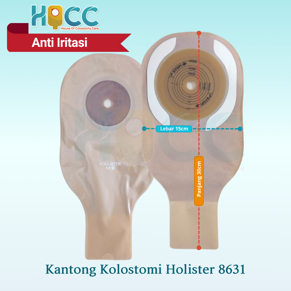 Colostomy Bag Dewasa Hollister 8631 Kantong Kolostomi Colostomy Bag Hollister 8631