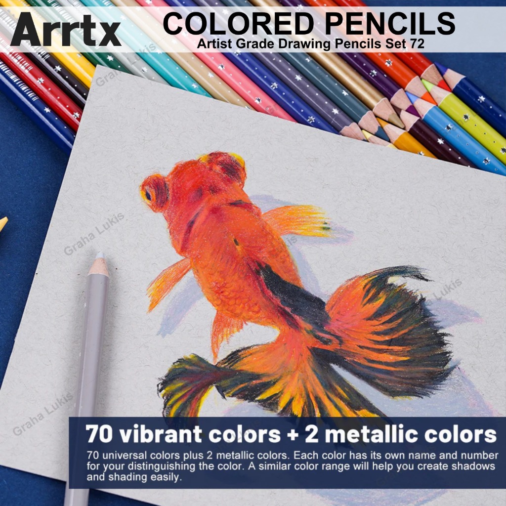 

RK Arrtx Artist Colored Pencil / Pensil Warna Set 72
