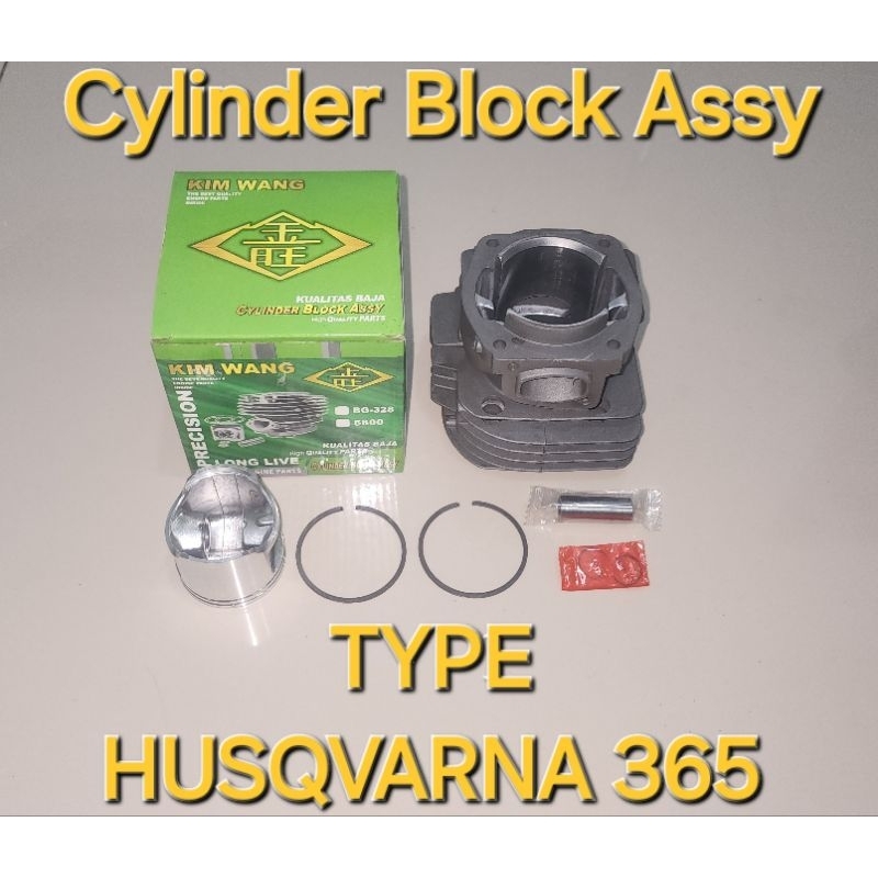 Cylinder Block Senso Husvana 365 Blok Komplit Mesin Chainsaw Husqvarna 365