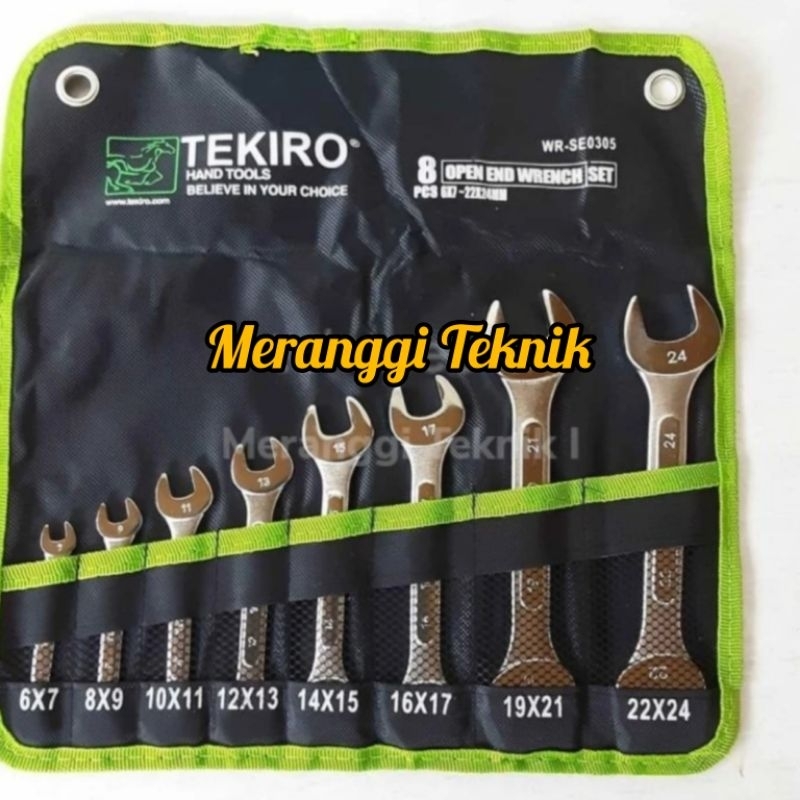 id3689 Kunci pas set 8 pcs 6-24 mm Tekiro