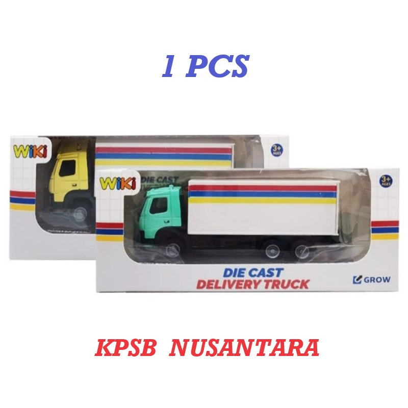 Wiki IDM Delivery Truck Die Cast Mainan Truk Indomaret Anak
