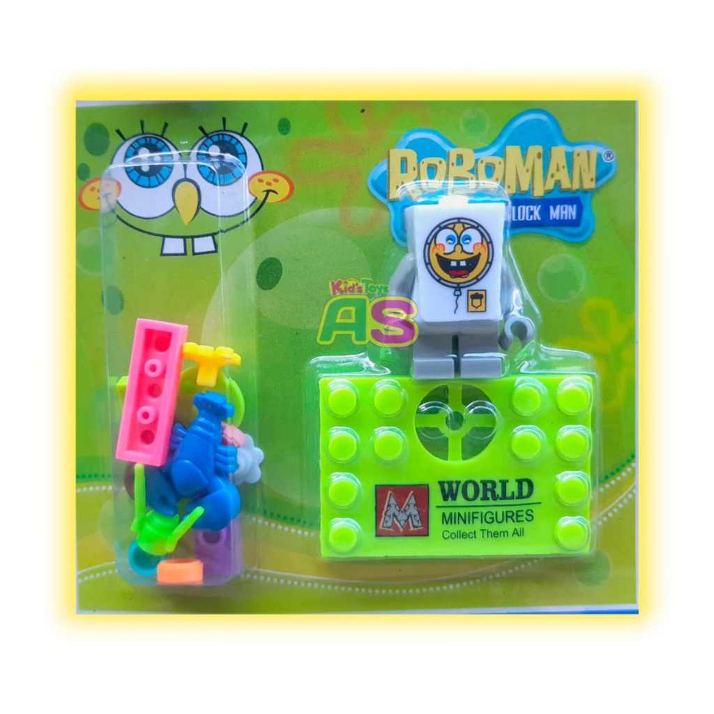 MAINAN ROBOT SPONGEBOB / MAINAN SEPONGEBOB / MAINAN L3GO SPONGEBOB