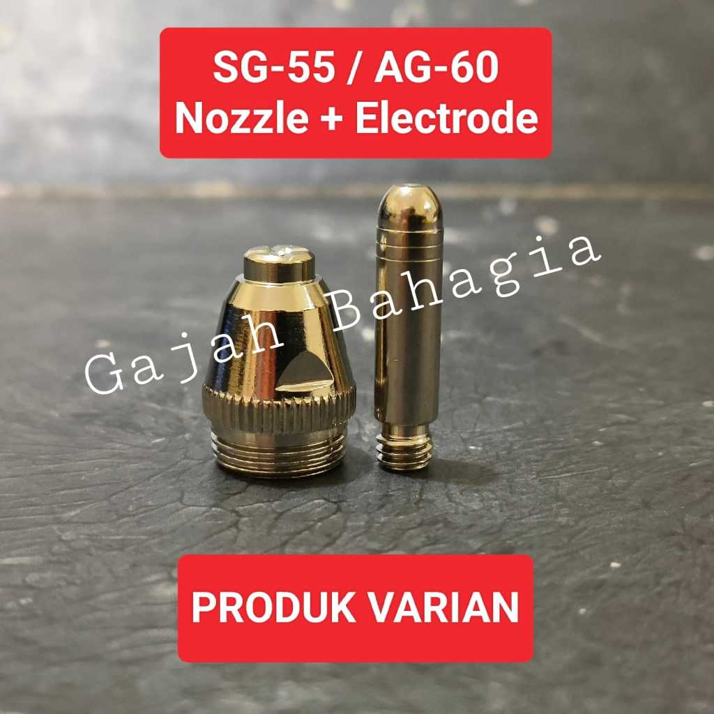 SG-55 / AG-60 Nozzle + Electrode Plasma CUT 60 / Plasma cutting 60A