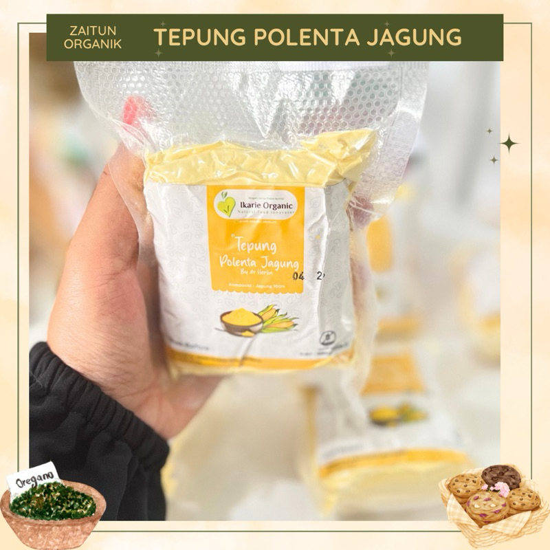 

TEPUNG POLENTA JAGUNG IKARIE | IKARIE ORGANIK | GLUTEN FREE | NATURAL FOOD