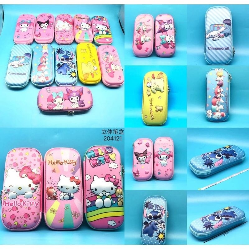 

TEMPAT PENSIL 3D TIMBUL SANRIO CINNAMOROLL KUROMI MELODY KOTAK PENSIL ANAK SEKOLAH / PENCIL CASE SANRIO
