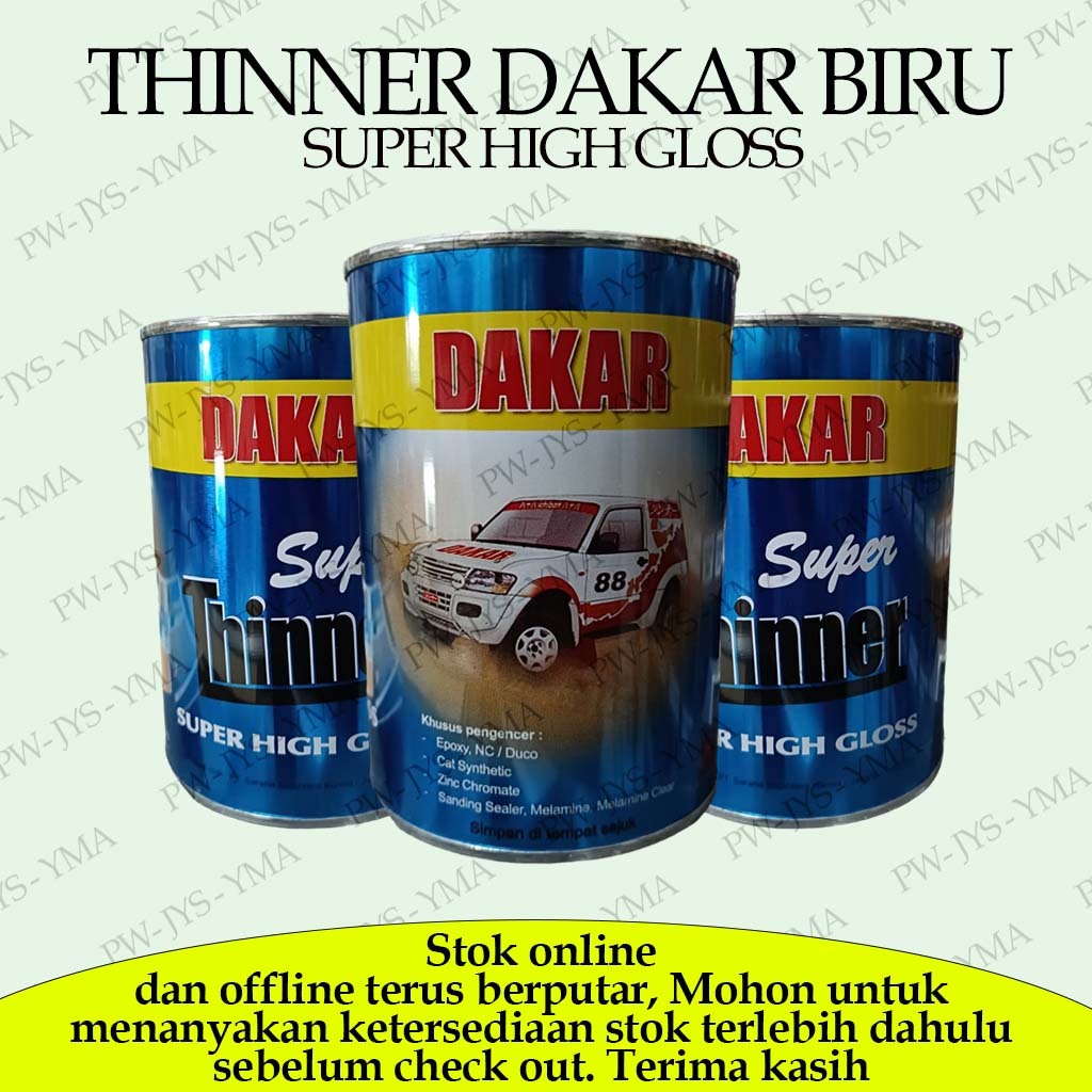 THINNER DAKAR / BENGKEL 1LITER / THINNER SUPER HIGH GLOSS
