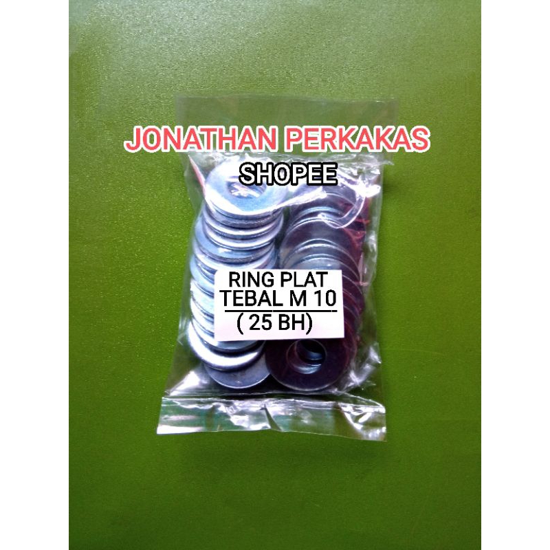 ring plat tebal M10 isi 25bh