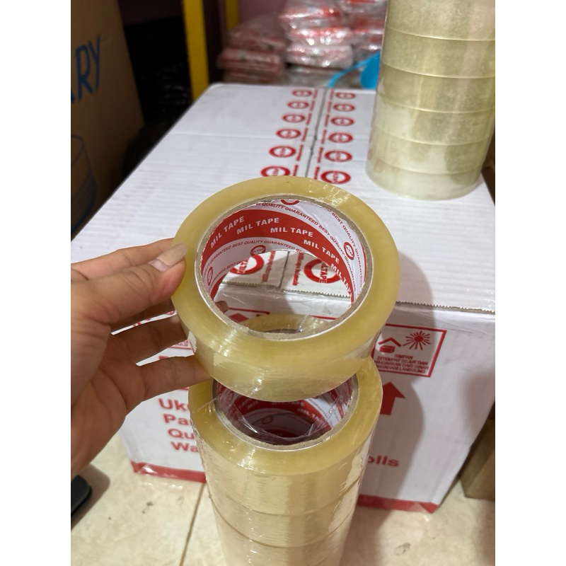 

Lakban bening 2 inch 45mm 100yard bening