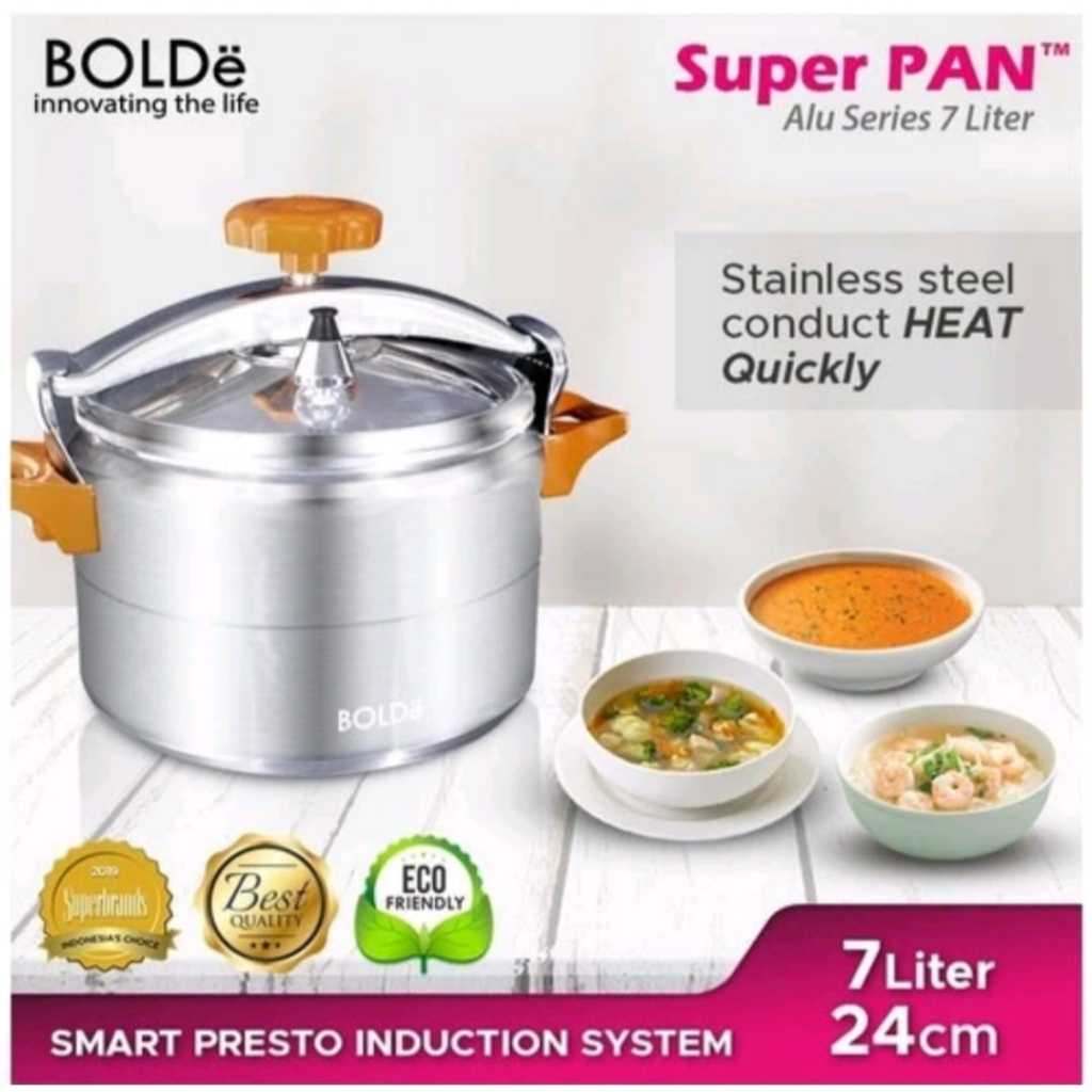 Cod / Panci presto BOLDe super  series 7 liter / Presto bolde kapasitas 7 liter / Panci presto BOLDe