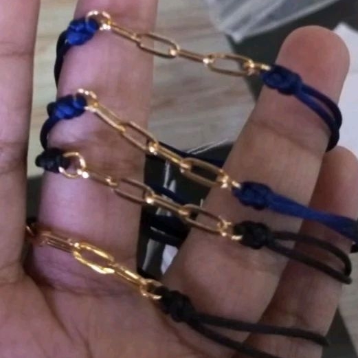 Gelang Tali Serut Rantai Oval "Semar Nusantara" Kadar 10karat