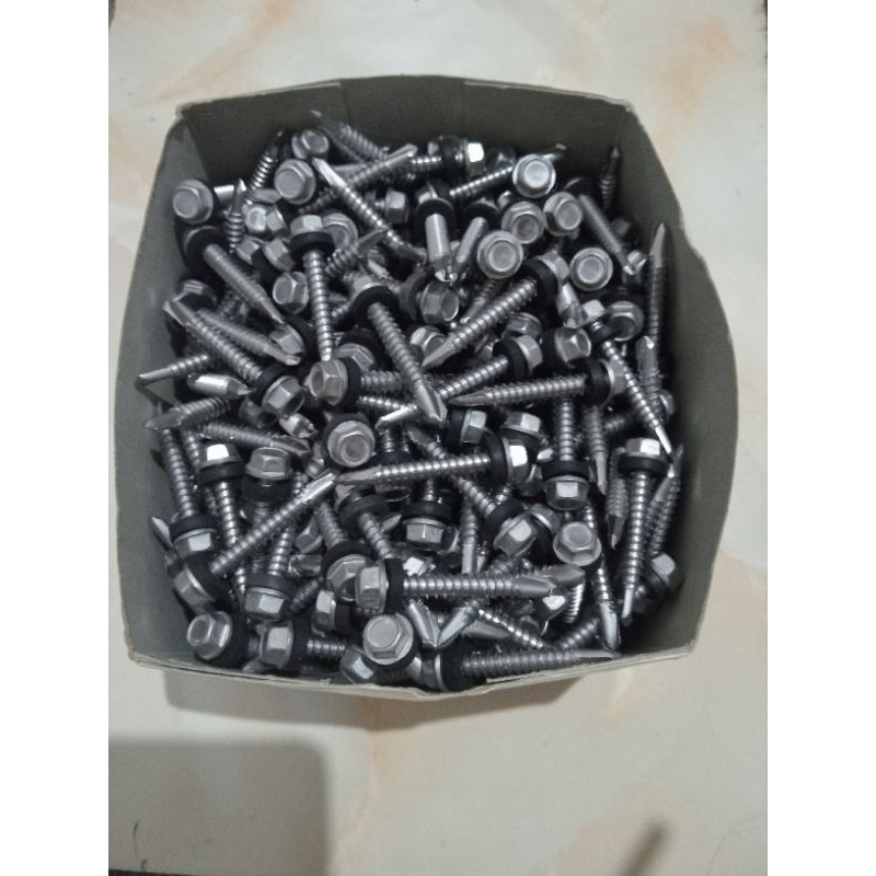 (400pcs) sekrup roofing Stainless #12x38 stainless steel sus 304