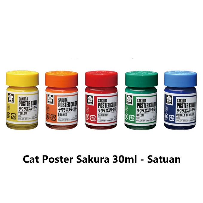 

Sakura Poster Color 3ml Satuan Cat Poster Sakura 3ml ART L8L7