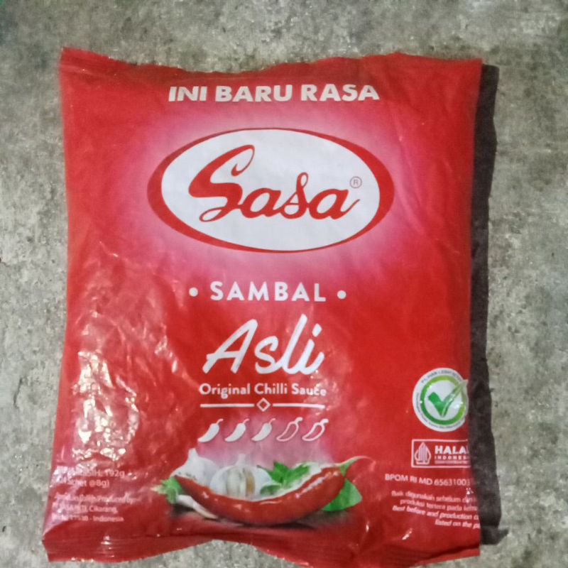 

SASA SAMBAL ASLI 192G (24sachet @8g) dan GOURMET SASA/MICIN