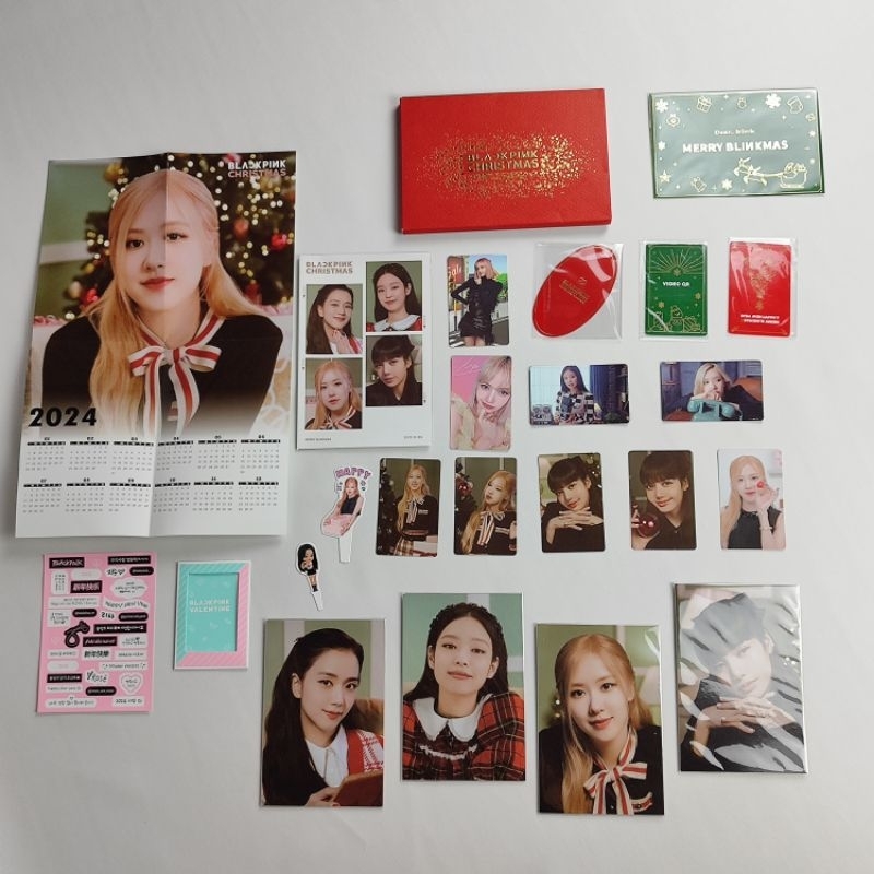 Sharing Postcard Photocard PC Blackpink The Game Jisoo Rose Lisa Jennie official BPTG Christmas Valentine