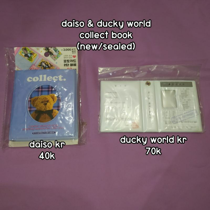 CAHOL DUCKY WORLD BULU FLUFFY COLLECT BOOK KOLBUK 2P DAISO