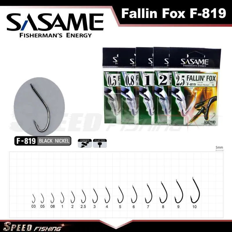 KAIL SASAME FALLIN FOX F-819 TANPA LUBANG