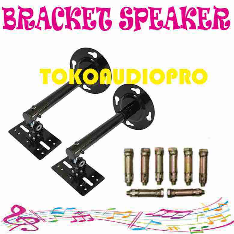 Breket Speaker Tembok Bracket Speaker Dinding Gantungan Speaker Karaoke
