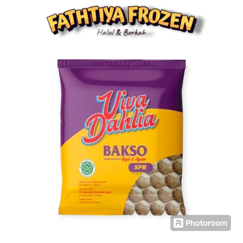 

BAKSO VIVA DAHLIA SAPI MIX AYAM BERAT 500G ISI 50 BUTIR || BAKSO DAHLIA AYAM MIX SAPI 1000G ISI 100 BUTIR