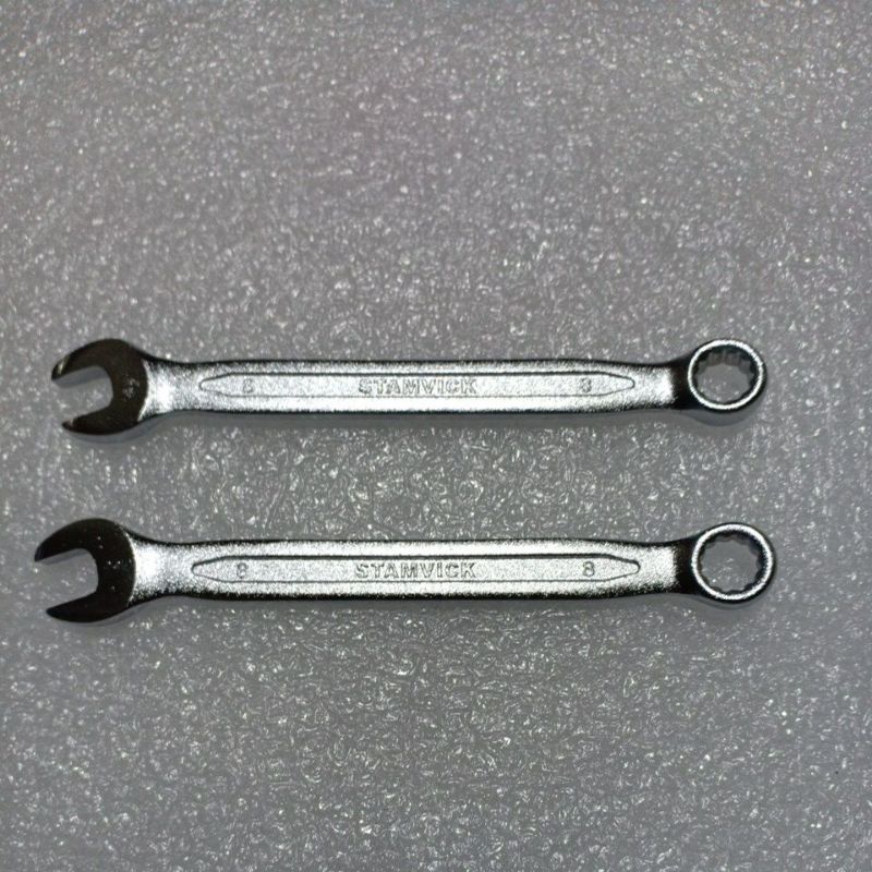 kunci ring pas no.8 stamvick (chrome vanadium)