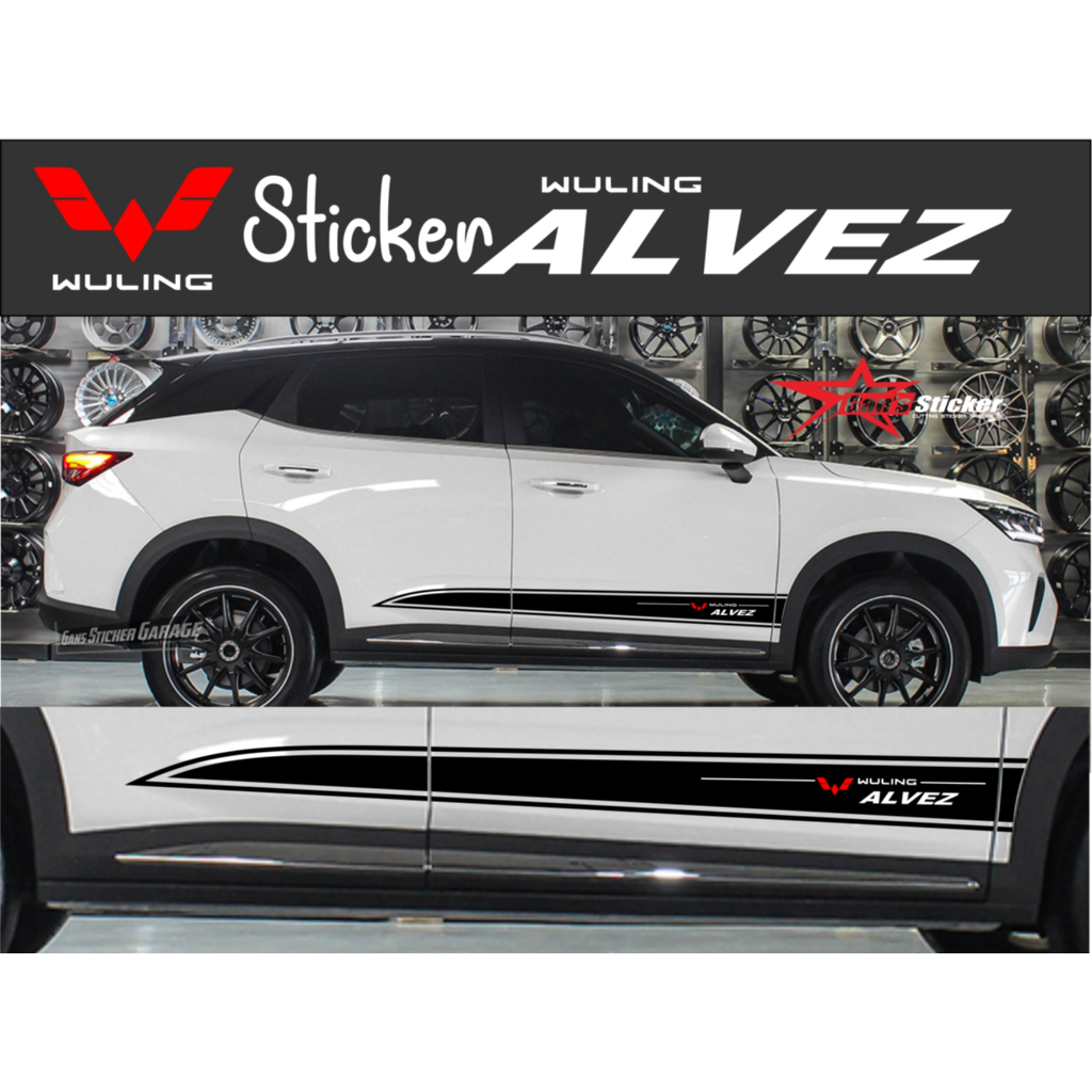 sticker wuling alvez aksesoris #wulingalvez sticker mobil wuling alvez