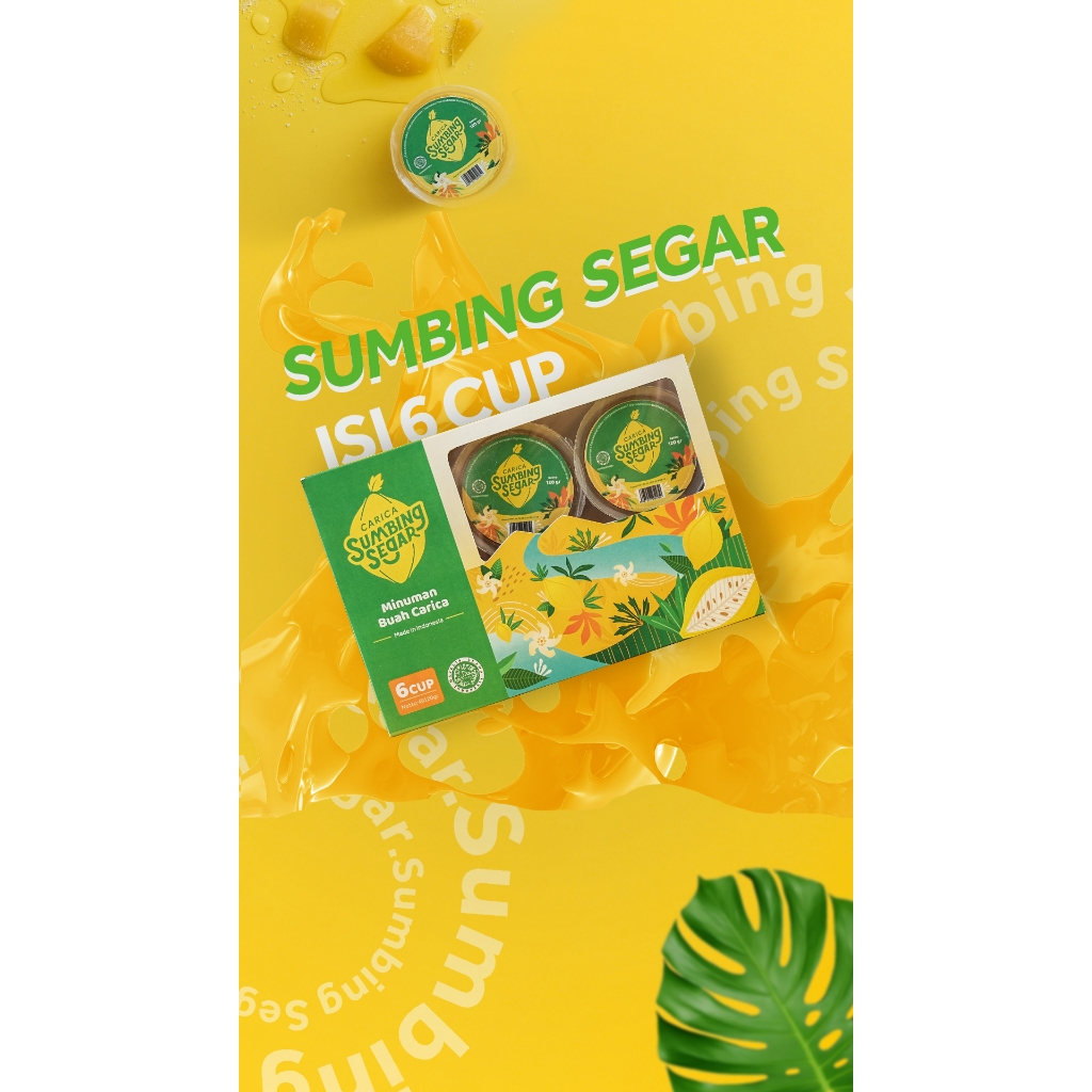 

Carica Sumbing Segar - Box Isi 6 Cups - Khas Wonosobo Dieng