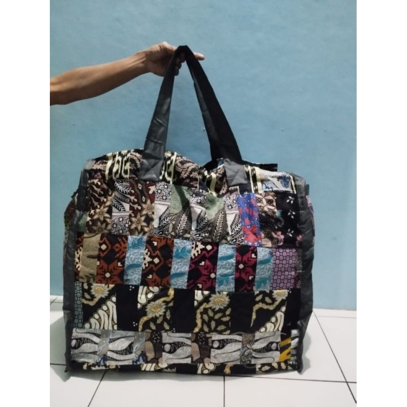 Tas perca batik jumbo || Souvenir murah || tas perca