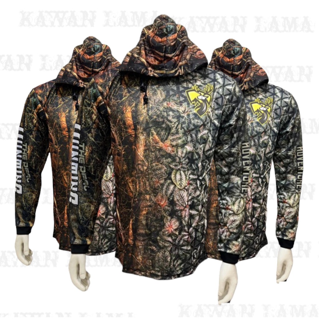 Baju Jersey Camo Pemburu Penembak Pemancing 2