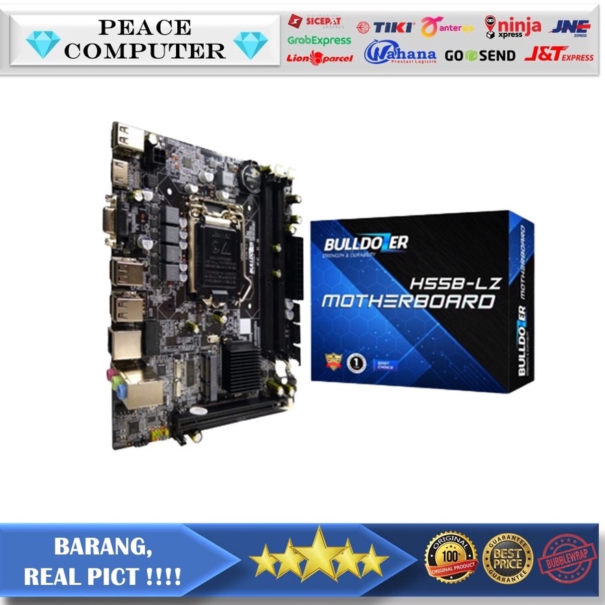 Recomended MAINBOARD  MOTHERBOARD BULLDOZER H55 INTEL SOCKET LGA 1156 DDR3 PC
