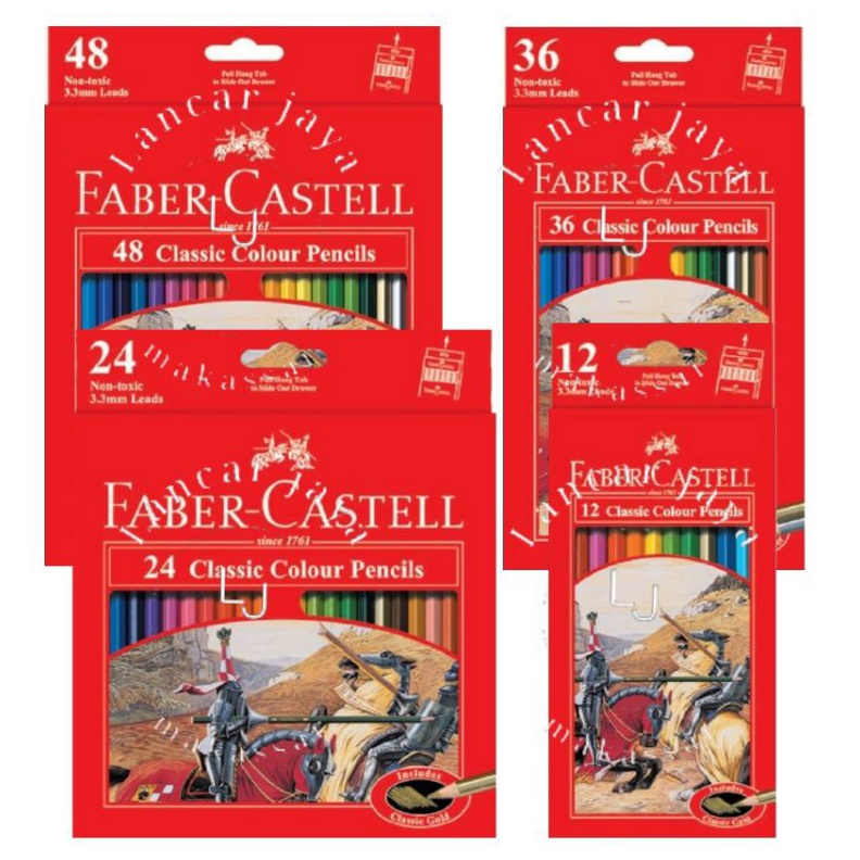 

Pensil Warna 12 24 36 48 FABER CASTELL Classic Colour Pencils ART G7Z7