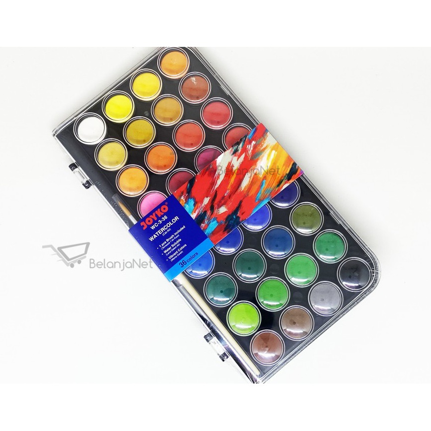 

Cat Air Watercolor Cake Joyko 36 Warna WC336 ART F9Y3