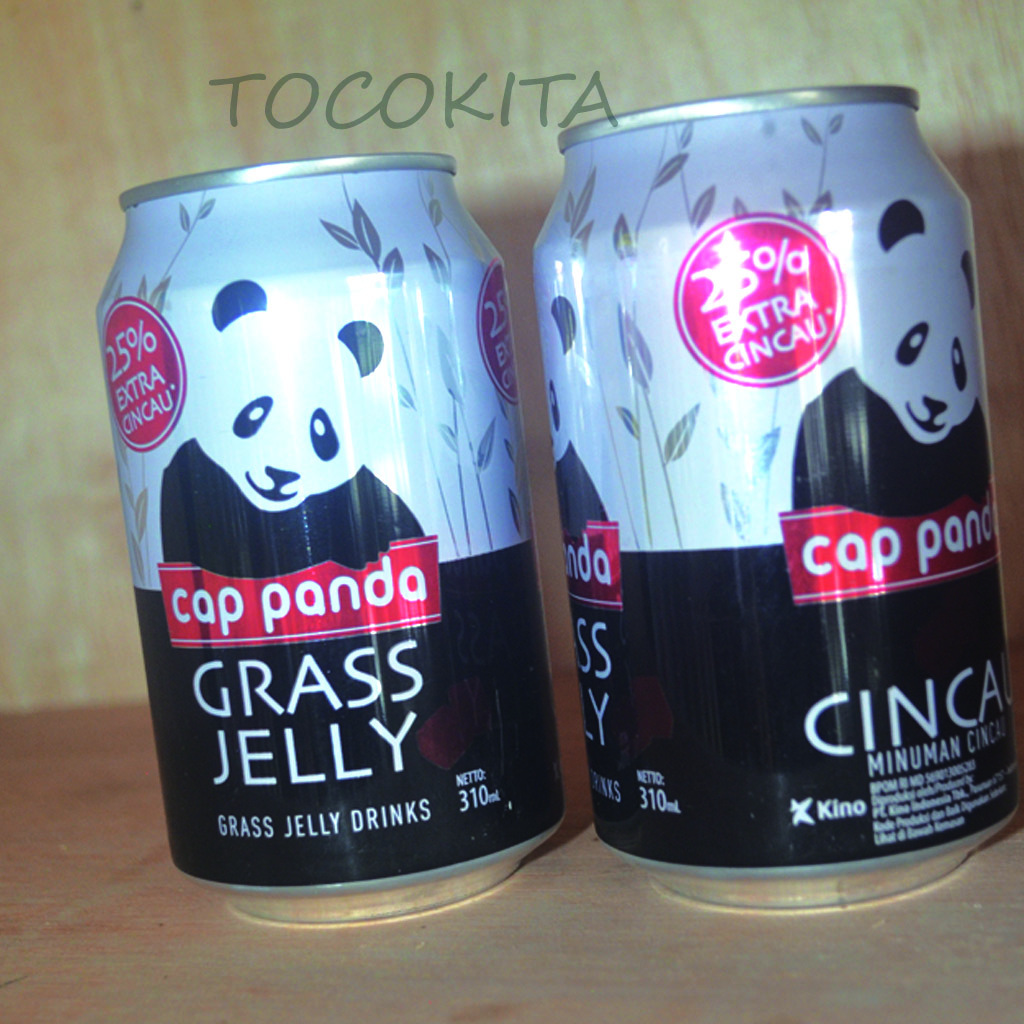 

Grass Jelly Drink Panda Minuman kaleng 310 ml