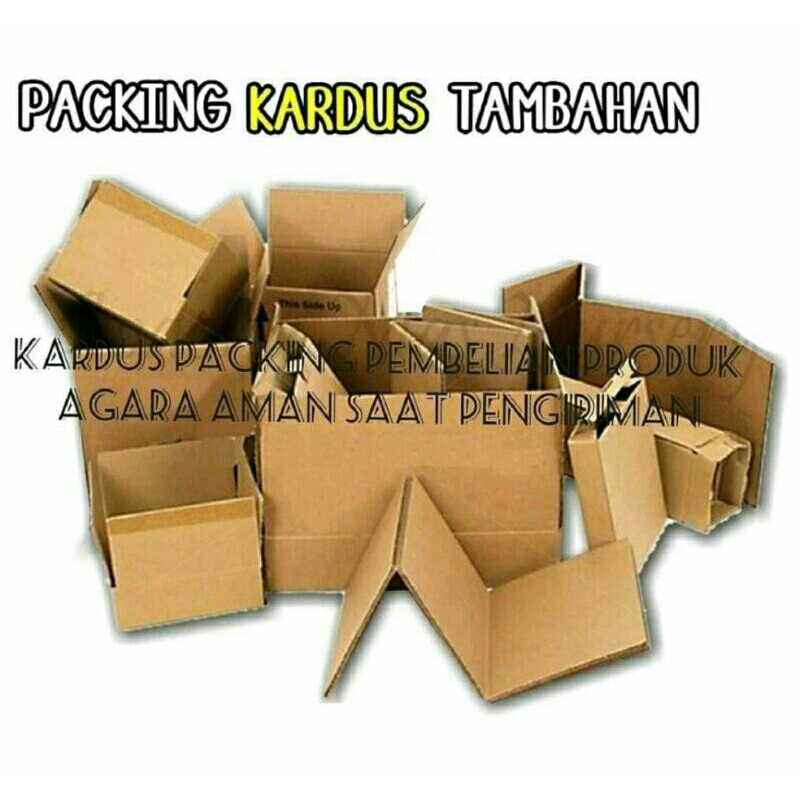 

Kardus Tambahan Packing / Dus Untuk pesanan Produk