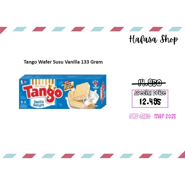 

Tango Wafer susu Vanilla 133 Gram