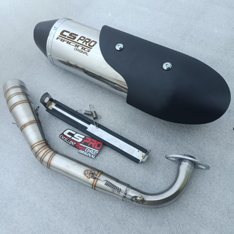 Knalpot Racing Cs Pro Original all new beat scoopy vario 125/150 aerox lama /new  Nmax lama/new Pcx 
