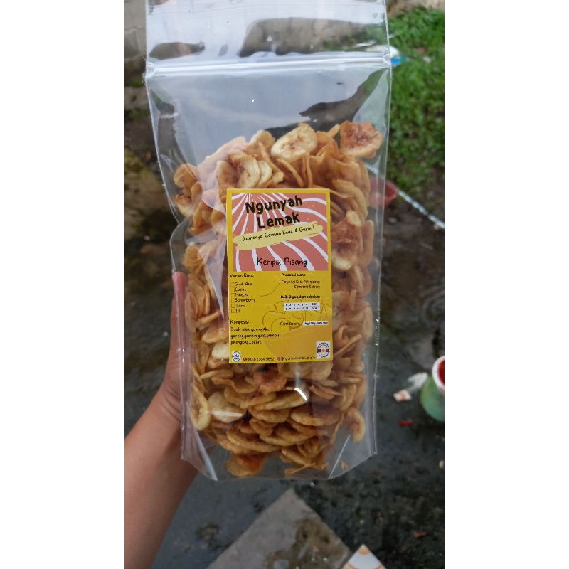 

Keripik pisang manis 500gram