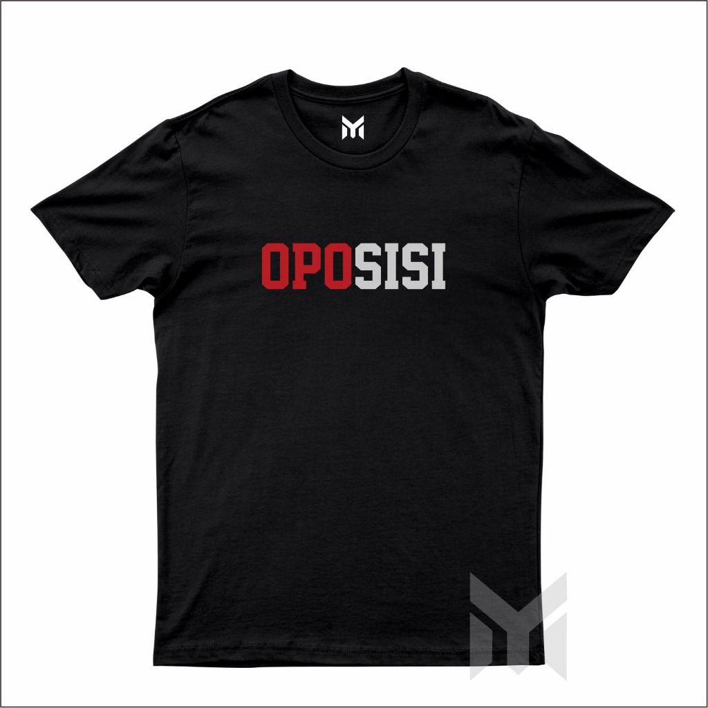 Kaos Distro Pria Wanita OPOSISI GANJAR PRANOWO