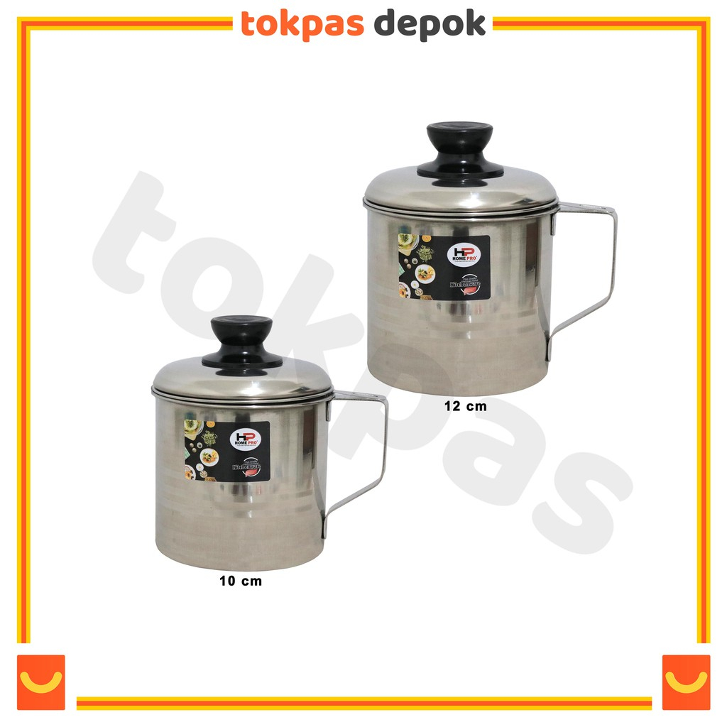 Kapasitas BESAR 1,1 L Oil Pot Wadah Penyaring Minyak Tempat Penyaringan Minyak Goreng Oil Pot Gelas 