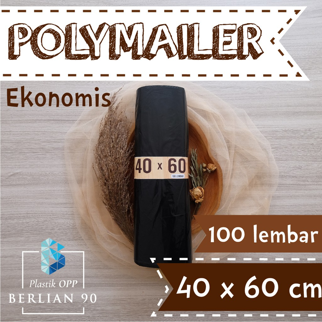 Plastik Packing Polymailer 40x60 cm  / Plastik Polymailer / Plastik Packing Lem isi 100 Lembar Murah