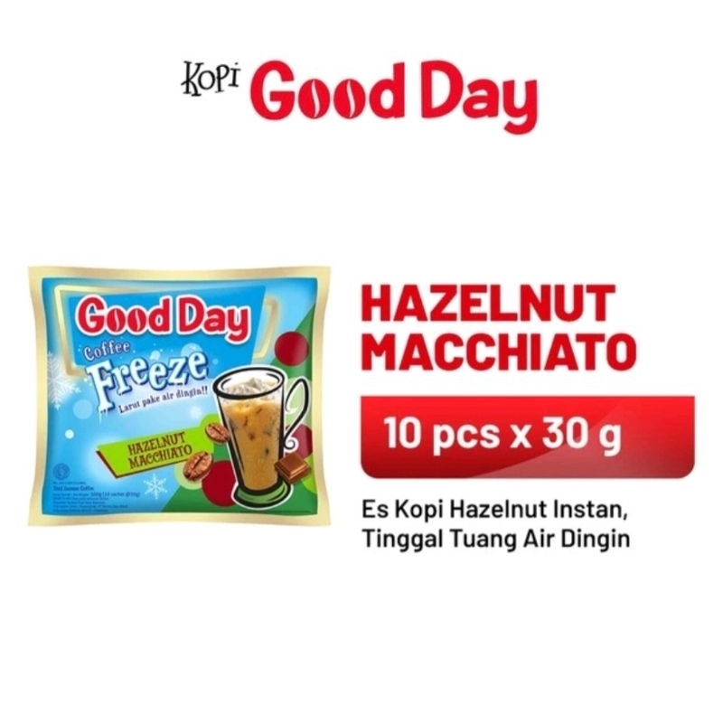 

GOOD DAY Coffe Freeze HazelNut Macchiato / Mocafrio