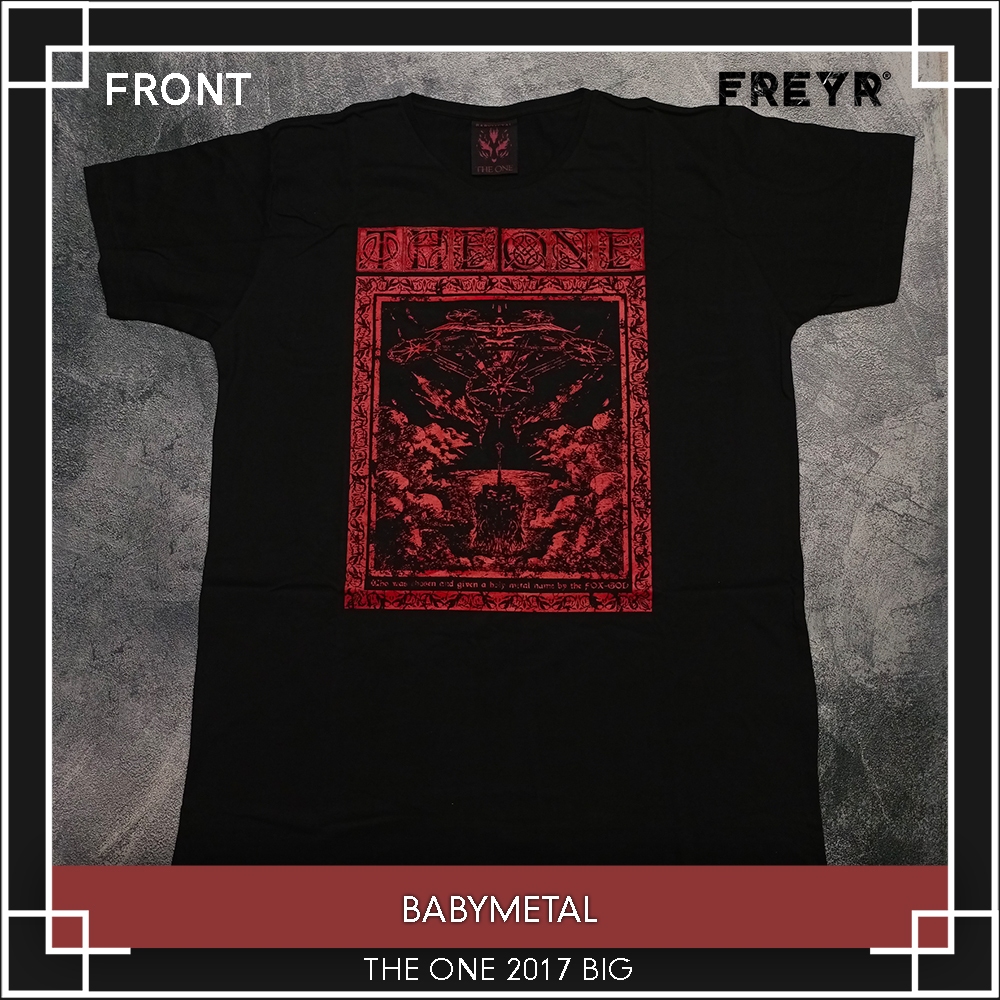 Kaos Band Babymetal - The One 2017 Big Original