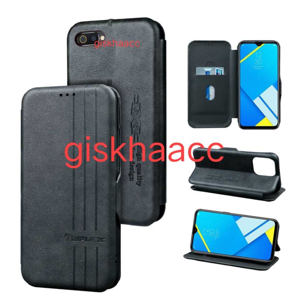 OPPO A1K CASE LEATHER FLIP MAGNET MOTIF CASE DOMPET HP SARUNG HP CASING HP