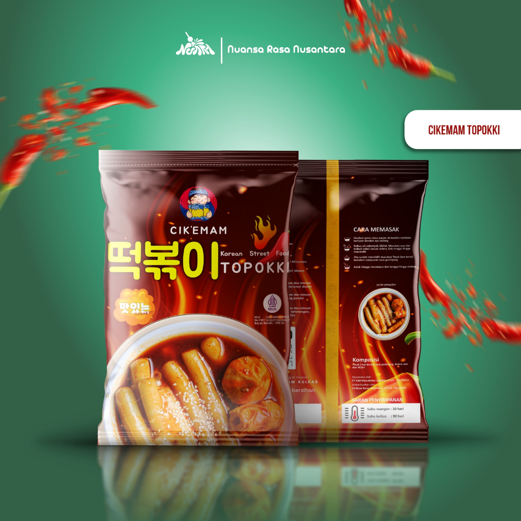 

[ TERLARIS & TERPERCAYA ] CIKEMAM - Topokki Korean Street Food Tteokbokki Tteok Rabokki Halal COD