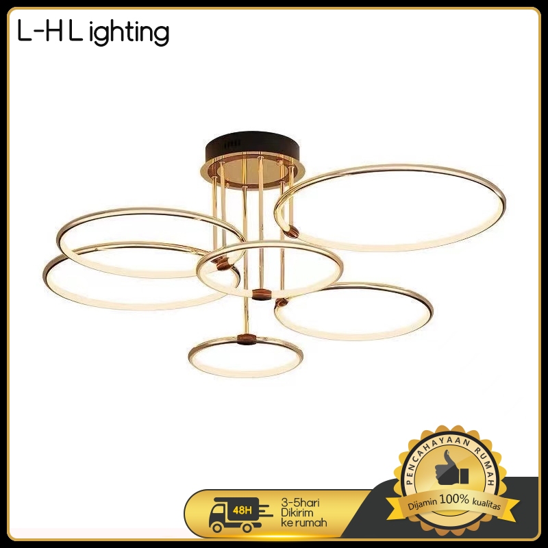 LH Lighting - Lampu Gantung Baru LED Lampu Ruang Tamu Kamar Tidur Restoran Lampu Langit-langit Lampu