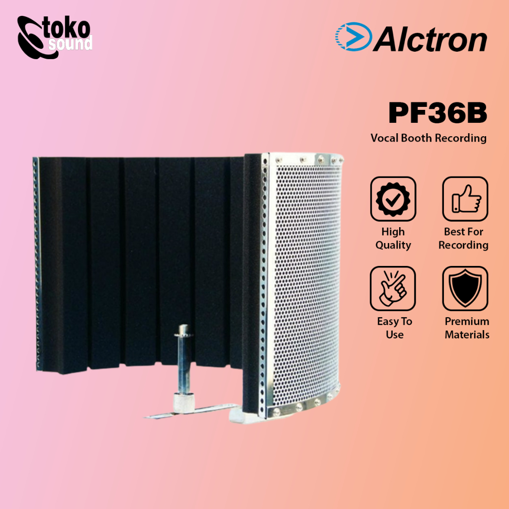 ALCTRON PF36B - Portable Vocal Booth Recording