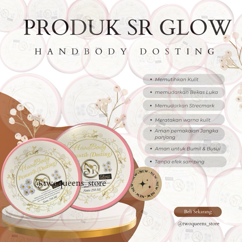 HANDBODY PEMUTIH( DOSTING) SR Glow