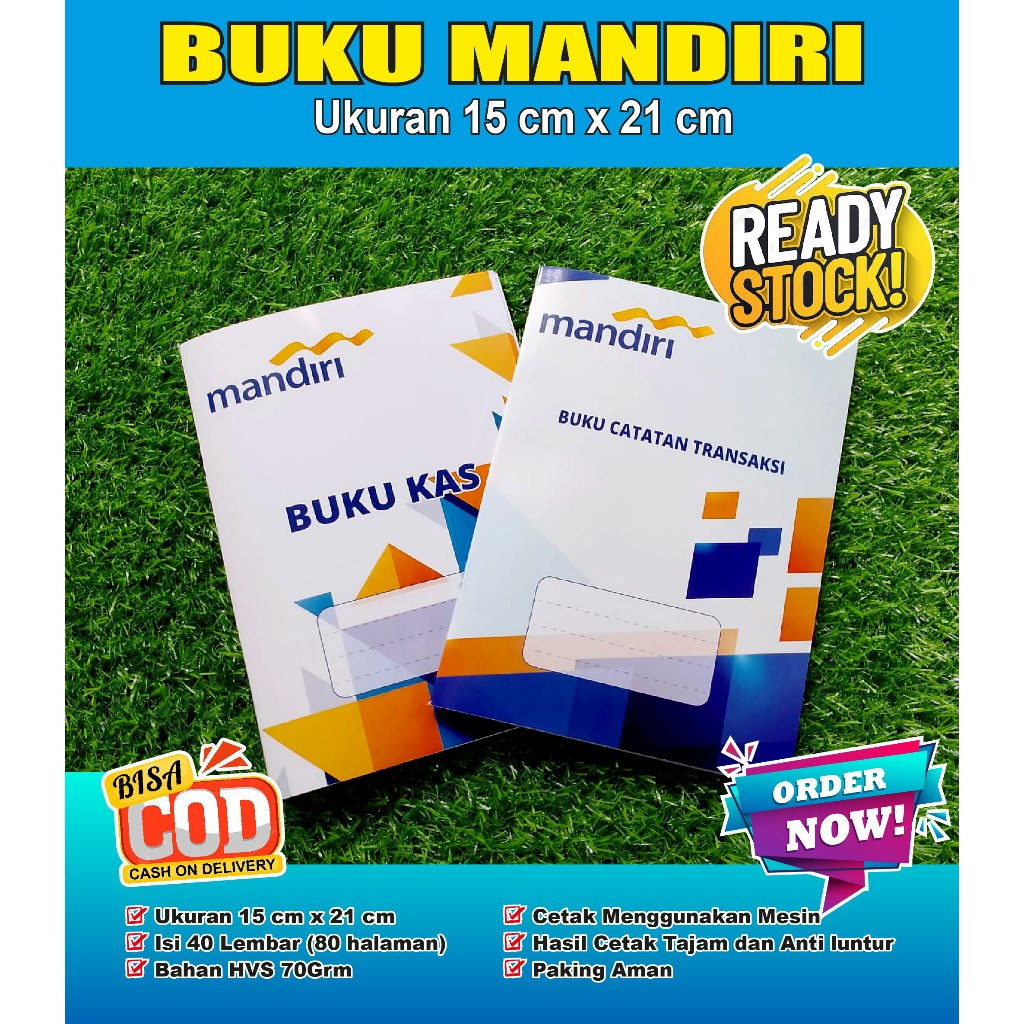 

BUKU CATATAN TRANSAKSI AGEN MANDIRI / BUKU KAS MANDIRI