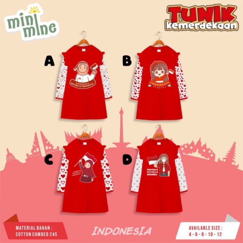 TUNIK KEMERDEKAAN BY MINIMINE