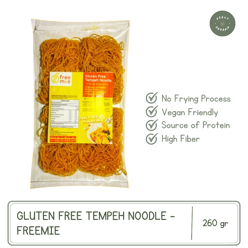 

Mie Tempe Gluten Free / Mie Bebas Gluten 260gr - Freemie