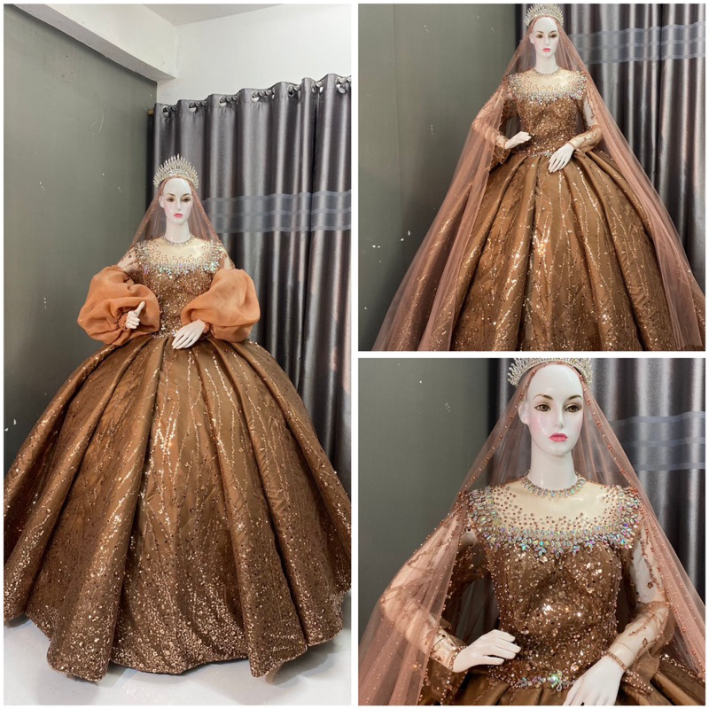 gaun pengantin Barbie terbaru / gaun pengantin terbaru
