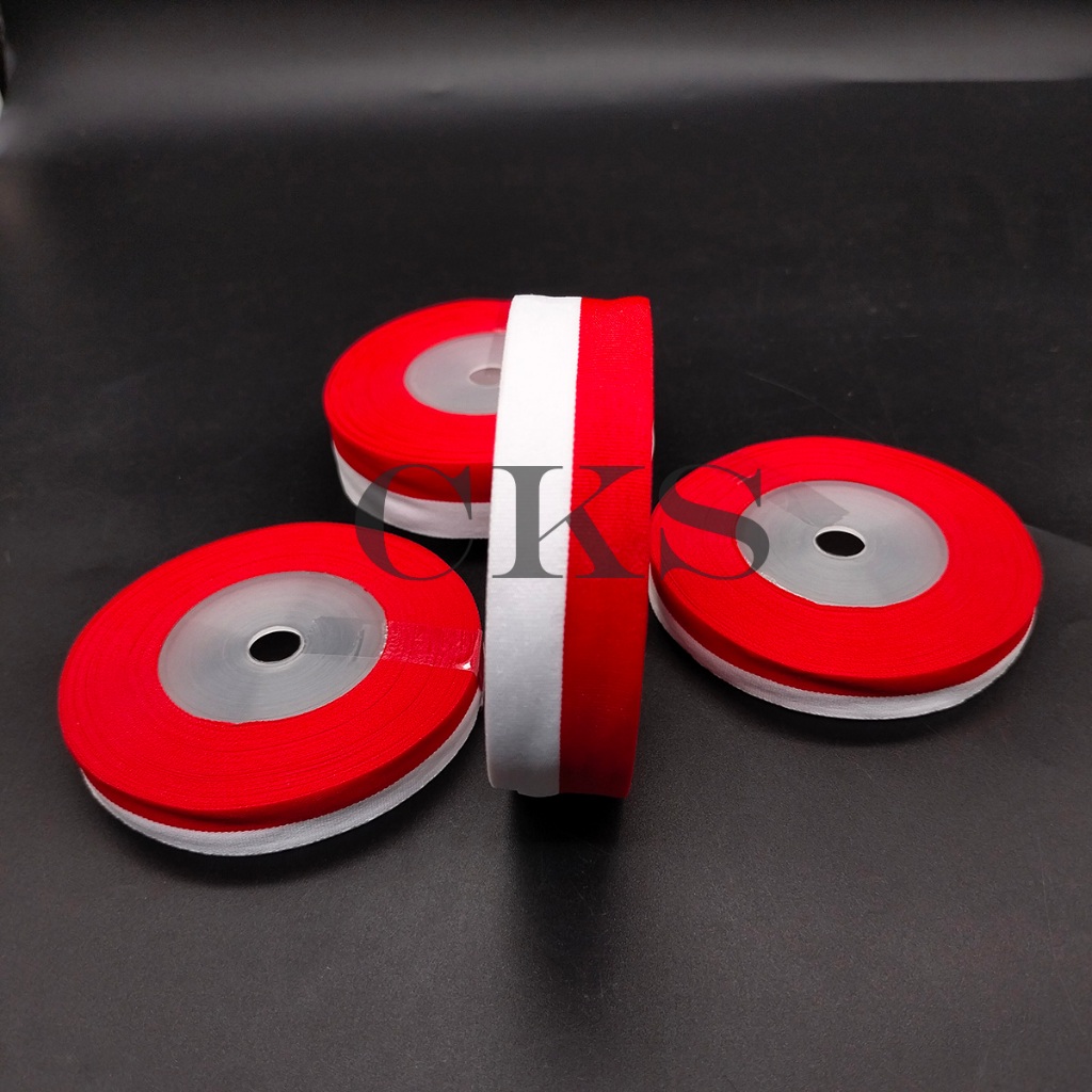 

Pita Hias Warna Merah Putih / Pita Hias Ukuran 1/2" 1